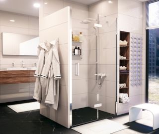 Душевая дверь Wasserkraft Aller 10H05RWHITE 120x200 правая